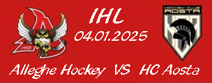 Hockey su Ghiaccio Alleghe Aosta  04 gennaio 2025
